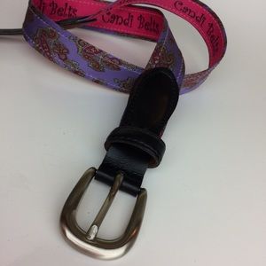 NWT one of a kind Candi Belts tie belt made in USA